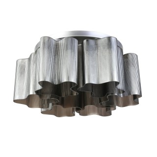 SL117.702.06 Люстра потолочная ST-Luce Серебристый/Дымчатый E27 6*60W ONDE-foto2