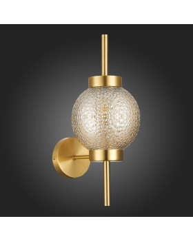 SL1155.301.01 Светильник настенный ST-Luce Латунь/Коньячный E14 1*40W MARENA-foto6