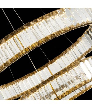 SL1622.303.02 Люстра подвесная ST-Luce Латунь/Прозрачный LED 1*70W 4000K TIVOLI-foto6