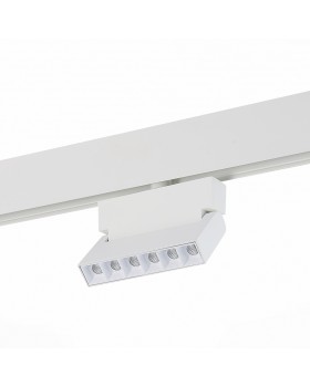 ST362.546.06 Магнитный трековый светильник белый LED 1*6W 4000K 532Lm Ra>80 36° IP20 L120xW22xH134 48V ANDRE-foto2