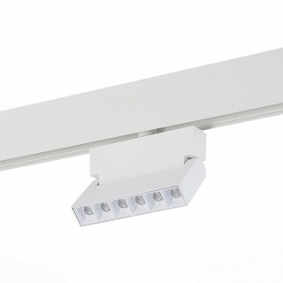 ST362.546.06 Магнитный трековый светильник белый LED 1*6W 4000K 532Lm Ra>80 36° IP20 L120xW22xH134 48V ANDRE-foto2