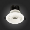 ST701.538.12 Св-к встр. Zoom Белый LED 1*12W 3000K 960Lm Ra90 15°-60° IP20 D115xH95 170-240V ST701