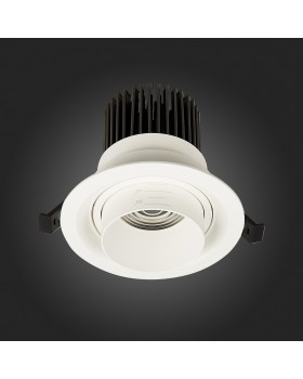 ST701.538.12 Св-к встр. Zoom Белый LED 1*12W 3000K 960Lm Ra90 15°-60° IP20 D115xH95 170-240V ST701-foto9