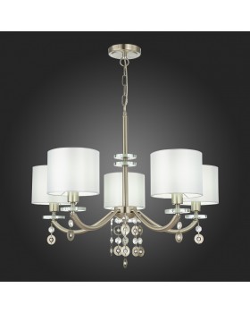 SL1757.103.05 Люстра подвесная ST-Luce Никель/Белый E14 5*40W KATENA-foto6