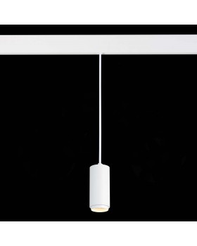 ST357.533.06 Магнитный трековый светильник подвесной ZOOM белый LED 1*6W 3000K 667Lm Ra>80 10-60° IP20 D60xH120 48V ZIRO-foto4