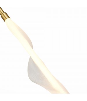 SL6109.213.01 Светильник подвесной ST-Luce Золотистый/Белый LED 1*25W 3000K ALBA-foto3