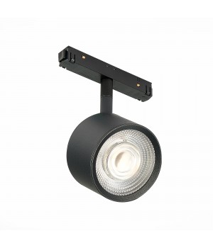 ST353.436.06 Магнитный трековый светильник Черный LED 1*6W 3000K 560Lm Ra>80 36° IP20 L120xW81xH138 48V VEDO-foto3
