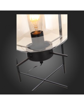 SL1050.505.01 Прикроватная лампа ST-Luce Черный/Коньячный E27 1*40W (из 2-х коробок) BURASCA-foto9