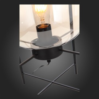 SL1050.505.01 Прикроватная лампа ST-Luce Черный/Коньячный E27 1*40W (из 2-х коробок) BURASCA-foto9