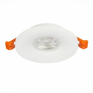 ST205.508.01 Св-к встр. Мат. белый GU10 1*50W  D95xH27 220V Без ламп GERA-foto2