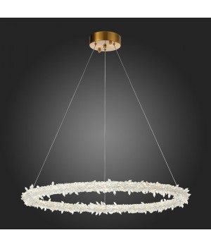 SL6105.213.01 Люстра подвесная ST-Luce Золотистый/Прозрачный LED 1*73W 3000 - 6500K Lucchero-foto6
