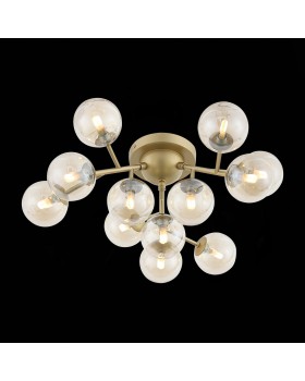 SL438.202.12 Люстра потолочная ST-Luce Золотистый/Коньячный G9 12*5W PALLЕRE-foto5