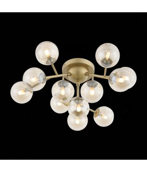 SL438.202.12 Люстра потолочная ST-Luce Золотистый/Коньячный G9 12*5W PALLЕRE-foto5