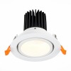 ST705.538.10 Св-к встр. Белый LED 1*10W 3000K 750Lm Ra>90 38° IP20 D102xH85 170-240V ST705