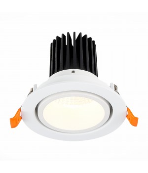 ST705.538.10 Св-к встр. Белый LED 1*10W 3000K 750Lm Ra>90 38° IP20 D102xH85 170-240V ST705