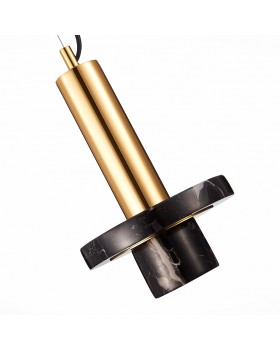 SL1210.403.01 Светильник подвесной ST-Luce Золотистый/Черный GU10 1*5W PIETRA-foto10