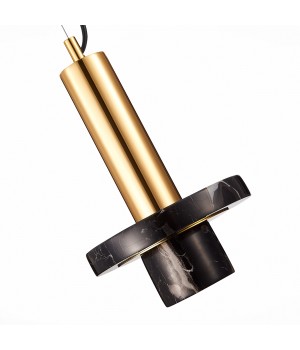 SL1210.403.01 Светильник подвесной ST-Luce Золотистый/Черный GU10 1*5W PIETRA-foto10