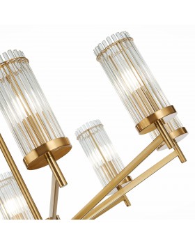 SL1233.302.08 Люстра потолочная ST-Luce Латунь/Прозрачный E14 8*60W BITONTO-foto4