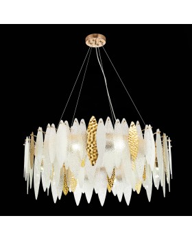 SL1224.203.10 Люстра подвесная ST-Luce Золотистый/Прозрачный, Белый E14 10*60W LASTRA-foto9