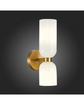 SL1180.201.02 Бра ST-Luce Золотистый/Белый E14 2*40W TREVISO-foto5