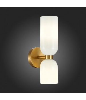 SL1180.201.02 Бра ST-Luce Золотистый/Белый E14 2*40W TREVISO-foto5