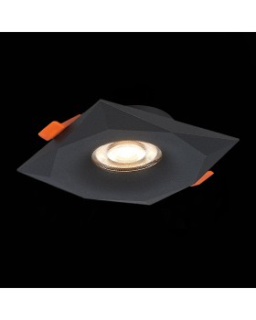 ST203.408.01 Св-к встр. Мат. черный GU10 1*50W L95xW95xH25 220V Без ламп OVASIS-foto4