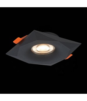 ST203.408.01 Св-к встр. Мат. черный GU10 1*50W L95xW95xH25 220V Без ламп OVASIS-foto4