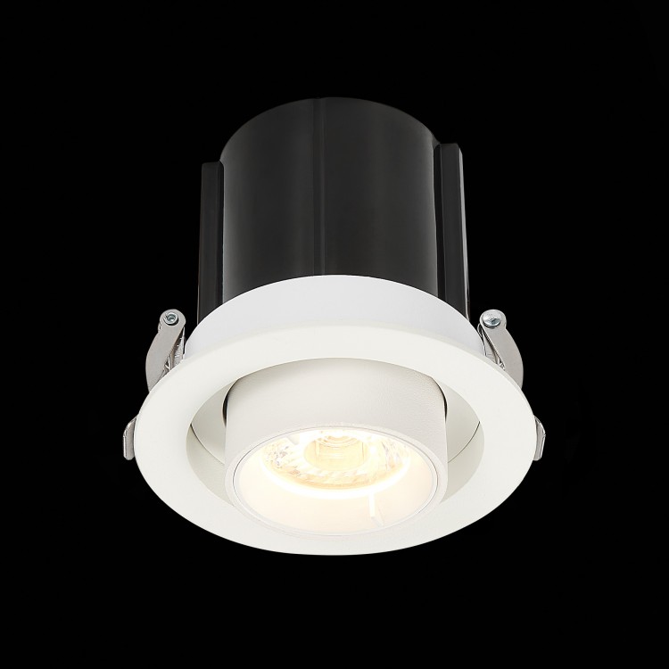 ST702.138.12 Св-к встр. Белый LED 1*12W 3000K 900Lm Ra80 24° IP20 D90xH92 180-240V ST702