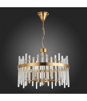 SL1167.303.06 Светильник подвесной ST-Luce Латунь/Латунь, Прозрачный E14 6*40W TELLURIO-foto6