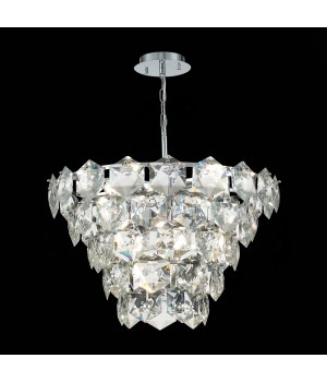 SL1631.103.09 Люстра подвесная ST-Luce Хром/Прозрачный E14 9*40W Viterbo-foto9