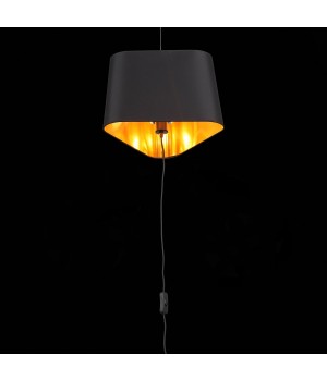 SL1110.413.01 Светильник подвесной ST-Luce Черный/Золотистый,Черный E27 1*40W AMBRELA-foto8
