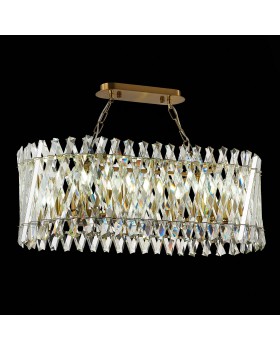 SL1170.303.10 Светильник подвесной ST-Luce Латунь/Прозрачный E14 10*40W FABIO-foto9