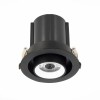 ST702.448.12 Св-к встр. Черный LED 1*12W 4000K 900Lm Ra80 24° IP20 D90xH92 180-240V ST702