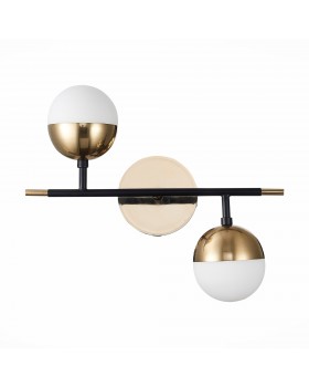 SL1507.421.02 Бра ST-Luce Черный/Белый, Золотистый G9 2*5W 4000K ALBERO-foto2