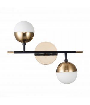 SL1507.421.02 Бра ST-Luce Черный/Белый, Золотистый G9 2*5W 4000K ALBERO-foto2