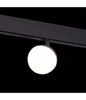 ST358.446.07 Магнитный трековый светильник Черный LED 1*7W 4000K 520Lm Ra>80 120° IP20 L120xW90xH192 48V PIBOLE-foto4
