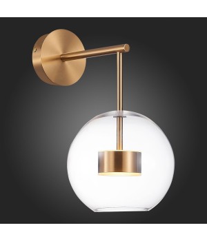 SL1133.201.01 Бра ST-Luce Латунь/Прозрачный LED 1*14W 3000K BOPONE-foto5