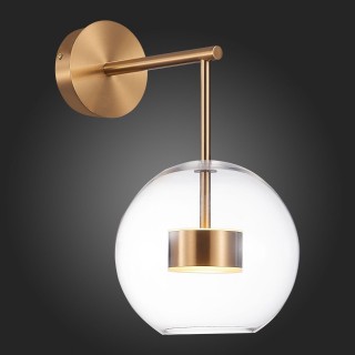 SL1133.201.01 Бра ST-Luce Латунь/Прозрачный LED 1*14W 3000K BOPONE-foto5