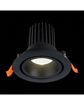 ST705.438.10 Св-к встр. Черный LED 1*10W 3000K 750Lm Ra>90 38° IP20 D102xH85 170-240V ST705-foto4