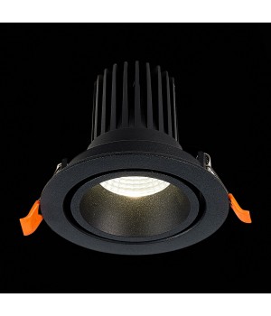 ST705.438.10 Св-к встр. Черный LED 1*10W 3000K 750Lm Ra>90 38° IP20 D102xH85 170-240V ST705-foto4