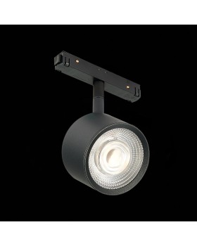 ST353.446.06 Магнитный трековый светильник Черный LED 1*6W 4000K 560Lm Ra>80 36° IP20 L120xW81xH138 48V VEDO-foto6