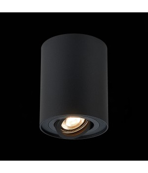 ST108.417.01 Светильник потолочный Мат. черный GU10 1*50W D98xH124 220V Без ламп TORUS-foto3