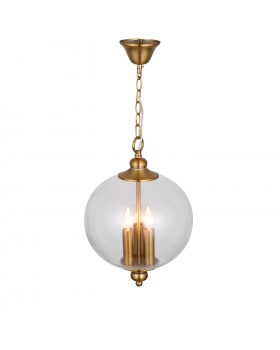 SL362.203.03 Светильник подвесной ST-Luce Золотистый/Прозрачный E14 3*60W LATERIA-foto2