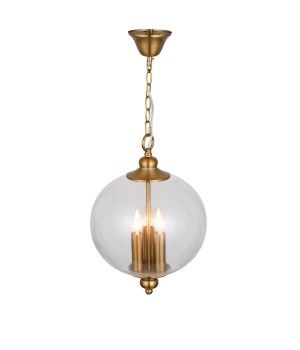 SL362.203.03 Светильник подвесной ST-Luce Золотистый/Прозрачный E14 3*60W LATERIA-foto2