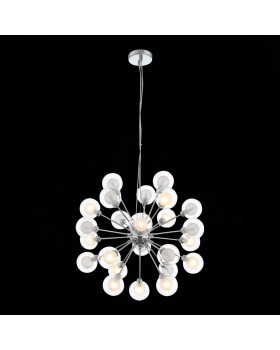 SL431.103.24 Люстра подвесная ST-Luce Хром/Прозрачный, Белый G9 24*28W DUALITA-foto6