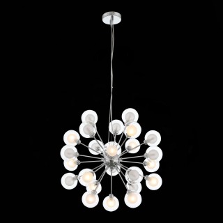 SL431.103.24 Люстра подвесная ST-Luce Хром/Прозрачный, Белый G9 24*28W DUALITA-foto6