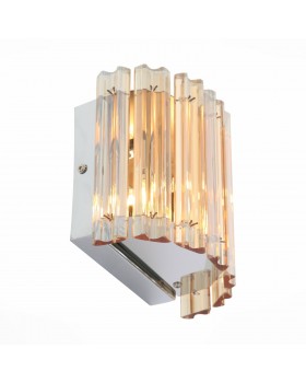 SL400.101.02 Бра ST-Luce Хром/Янтарный G9 2*5W VERSITA-foto2