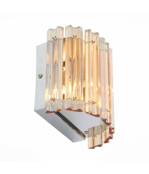 SL400.101.02 Бра ST-Luce Хром/Янтарный G9 2*5W VERSITA-foto2