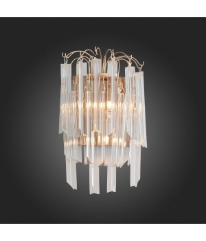 SL386.201.03 Бра ST-Luce Золотистый/Золотистый, Прозрачный G9 3*5W OSOLETO-foto5