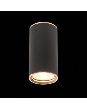 ST111.427.01 Светильник потолочный Черный GU10 1*50W D54xH105 220V Без ламп CHOMUS-foto3